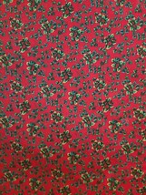 VIP Cranston Printworks Fabric OOP? Holly Berries Ivy 44&quot; x 7¾ Yards Christmas - £70.88 GBP