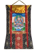ORIGINAL GURU RINPOCHE PADMASAMBHAVA TIBETAN THANGKA PAINTING WITH SILK ... - €111,33 EUR ORIGINAL GURU RINPOCHE PADMASAMBHAVA TIBETAN THANGKA PAINTING WITH SILK ... - €111,33 EUR