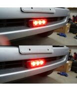 1pc 3-LED Emergency Strobe Light Ultra Slim Mini Grille Flashing Red, Wa... - $420.73 MXN