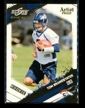 2009 Score Inscriptions Rookie Artist Proof 24/32 Tom Brandstater #395 R... - $4.94