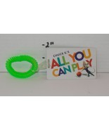 Chuck E Cheeses Exclusive Souvenir All You Can Play Card USED - $9.85