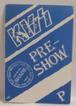 KISS - VINTAGE ORIGINAL CONCERT TOUR CLOTH BACKSTAGE PASS ***LAST ONE*** - $10.00