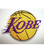 Kobe Bryant Los Angeles Lakers Embroidered PATCH~3 1/2" x x 2 3/4"~Iron or Sew - $4.85