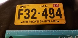 Vintage 1950’s Wisconsin BICYCLE LICENSE PLATE - £44.70 GBP