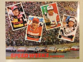 Vintage NASCAR DAYTONA RACING SPEED WEEK Photo Poster Daytona Beach News... - $19.77