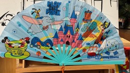 Walt Disney World Play in the Park Hand Held Fan NEW