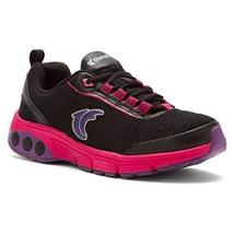 Therafit Shoe Women&#39;s Deborah Walking Sneaker 6 Black Pink FREE SHIPPING - £44.22 GBP