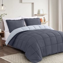  Lightweight Comforter Set Twin Reversible All Season Down Alternative Bed Comfo - £45.56 GBP