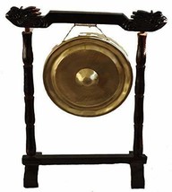 25cm Vietnamese Gong - Available with or without Stand (Without Stand) - £56.58 GBP