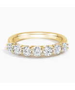 14K Yellow Gold Solitaire Lab Grown Diamond Wedding Anniversary Band 1.5... - $6,256.45 CAD