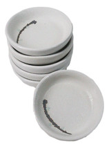 Pack Of 6 Ceramic Yukino Hana Soy Sauce Oil Condiment Round Dishes Bowls... - $412.99 MXN