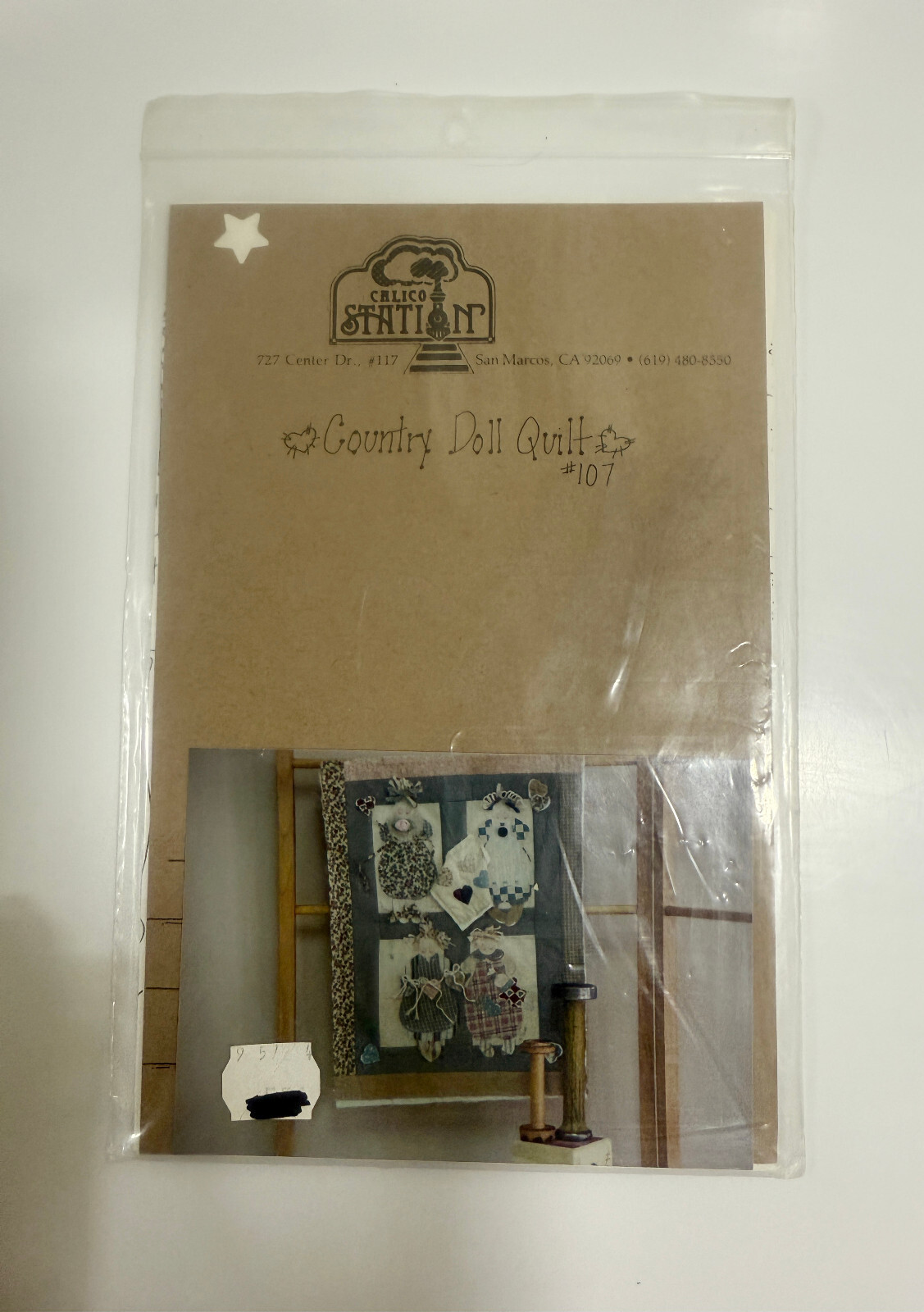 Calico Station Country Doll Quilt Pattern - $5.93