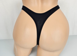 Vintage Vanity Fair My Favorite Pants Super Soft Thong Panties Black 6 M... - $39.59