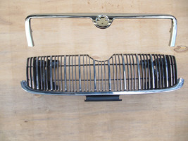 Chrome-Painted Grille &amp; Upper Molding Set Fits Mercury Grand Marquis 1995-1997 - £91.34 GBP