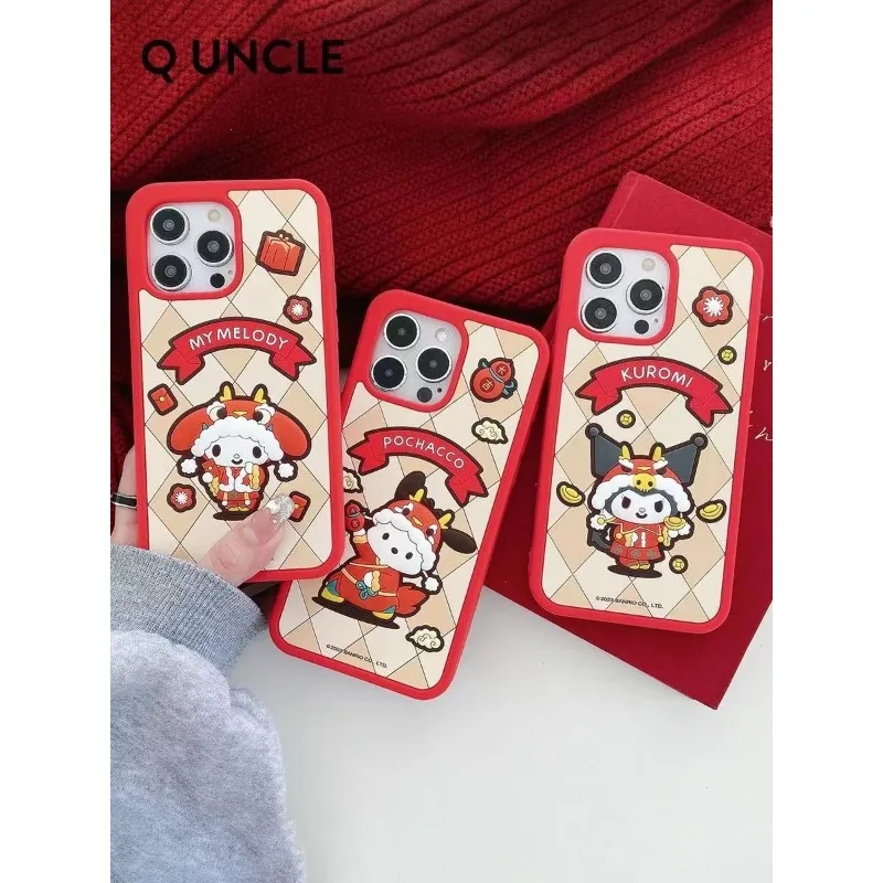 Sanrio Anime Kuromi My Melody Phone Case IPhone 15 14 13 12 Pro Max Cute Cartoon - £12.36 GBP