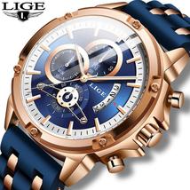 LIGE Business / Luxury Quartz, Stainless Steel, Designer Watch - Men&#39;s / Gents - £39.95 GBP