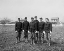 Group of US Marine Corps officers with sabers 1901 Photo Print - $8.81+