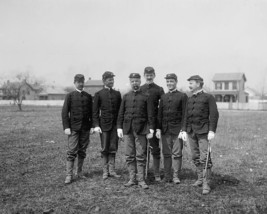 Group of US Marine Corps officers with sabers 1901 Photo Print - £6.93 GBP+