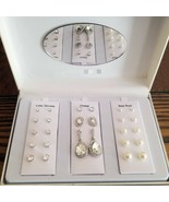 13 Pair of Earrings Box/mirror Set Exquisite! NIB, Mothers Day Gift, Gra... - £22.57 GBP