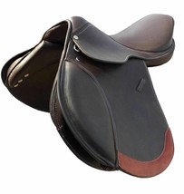 Handmade Premium Leather Jumping English Saddle Riding Equestrian Riding Jumping - £205.46 GBP