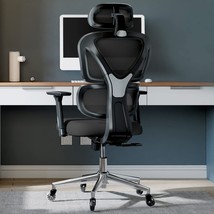 Sytas Ergonomic Home Office Chair, Desk Chair Adjustable Lumbar Support, - £226.62 GBP