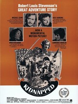 Kidnapped 1971 ORIGINAL Vintage 9x12 Industry Ad Michael Caine Donald Pl... - £15.52 GBP