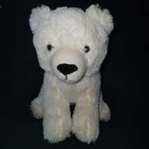 Fiesta White Polar Bear Plush 8&quot; Stuffed Animal Toy Lovey SOFT - £7.83 GBP