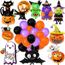 , Halloween Balloons Set - Large, Pack Of 31 | Halloween Balloon Arch Kit | Hall - £30.04 GBP