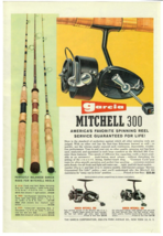 1962 Garcia Mitchell 300 Vintage Print Ad Americas Favorite Spinning Reel - £11.41 GBP