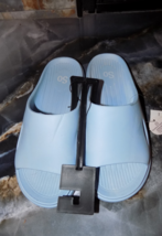 SO Kohl&#39;s Light Blue Slides/Sandals Size 9 Women&#39;s NEW - $16.56