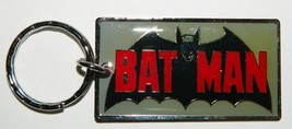 DC Comics Batman Comic Book Cover Logo Metal Enamel Key Chain 1982 NEW UNUSED - £6.24 GBP