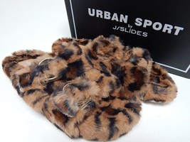 Urban Sport by J/Slides Babee Size 6 M Women&#39;s Faux Fur Slide Slippers L... - £20.65 GBP