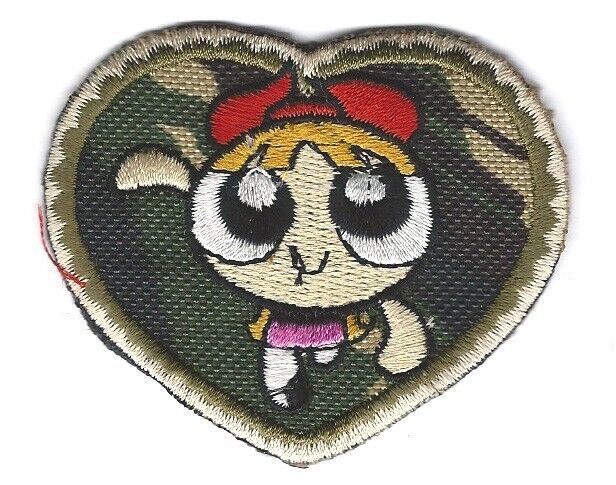 2.5X2&quot; Blossom Girl IRON ON PATCH Sew On Patch powerpuff super power hea... - $8.54