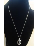 STERLING SILVER 925 NECKLACE 18"  WITH BLACK PENDANT NEW - €41,67 EUR  STERLING SILVER 925 NECKLACE 18"  WITH BLACK PENDANT NEW - €41,67 EUR