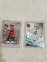 Derek Carr 2014 Topps Platinum #102 Xf Racror And Mega Rookie Lot Of 2 - $26.12