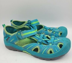 Merrell Hydro Teal blue lime green Select Grip Sandals Women Size 6 M water hike - £11.40 GBP
