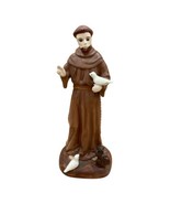 Vintage 1978 Saint Francis Statue Ceramic 9 3/4 Hobbyist Signed READ - $24.05