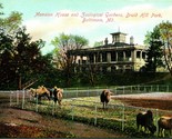 Postcard 1910s Baltimore MD Mansion House Zoological Gardens Druid Hill ... - £11.83 GBP