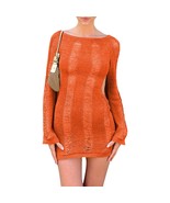Women Dress H Orange M - £11.56 GBP