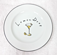 Pottery Barn Martini Lemon Drop Cocktail Appetizer Dessert Tapas Plate 7... - $9.89