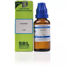 SBL Homeopathy Sulphur Dilution 3CH (30ml) - £10.06 GBP