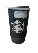 STARBUCKS Create Your Own Write-On Double Wall Ceramic  12 Oz Tumbler New - $19.00