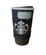 STARBUCKS Create Your Own Write-On Double Wall Ceramic  12 Oz Tumbler New - £14.54 GBP