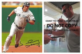 Johnny Damon signed New York Yankees baseball 8x10 photo proof COA autographed - £86.11 GBP