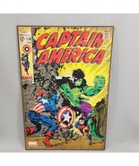 Marvel Comics Captain America 110 Feb Steranko Wooden Wall Plaques 19.5x... - $229.99 MXN