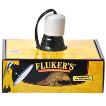 Flukers Clamp Lamp with Switch 75 Watt (5.5&quot; Diameter) - £52.36 GBP
