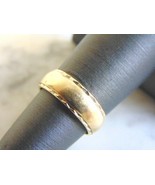 Vintage Estate 14K Yellow Gold Band Wedding Ring 4.4g E4011 - €335,30 EUR
