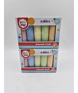 Play Day Sidewalk Chalk Set Includes 20 Pieces Chalk Assorted Colors - L... - $16.69 CAD