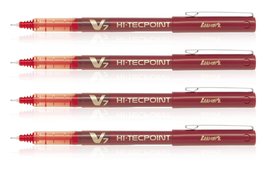 Pilot 019578 Hi-Tecpoint V7 Pen (Red - Pack of 12) - £22.31 GBP+