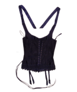 Fredericks of Hollywood Women&#39;s Corset Sz 36 Dk Blue Style 7005  - €21,41 EUR